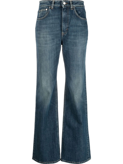 Filippa K Lexie High-waisted Bootcut Jeans In Blue