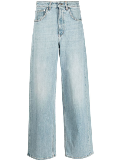 Filippa K Viana High-waisted Wide-leg Jeans In Ice Blue W 9489