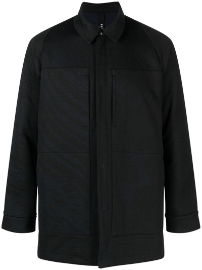 Byborre Stripe-patterned Shirt In Black