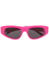 BALENCIAGA LOGO-PLAQUE CAT-EYE SUNGLASSES