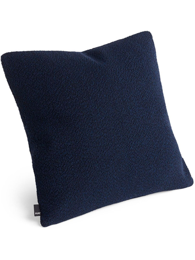 Hay Texture Square Cushion In Blue