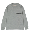 Essentials Logo-print Sweatshirt In Grey