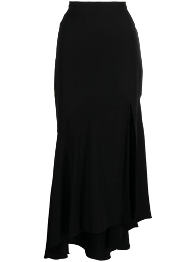 Sachin & Babi Tatianna Asymmetric Maxi Skirt In Black