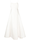 SACHIN & BABI BELINDA LACE-PANEL GOWN