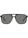 DOLCE & GABBANA THIN PROFILE SQUARE-FRAME SUNGLASSES