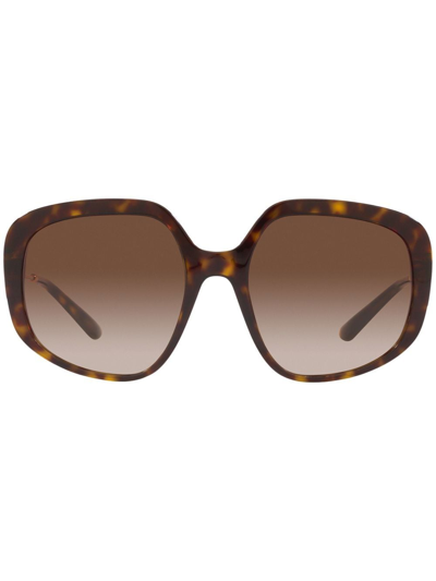 Dolce & Gabbana Dg Light Oversize-frame Sunglasses In Brown