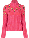 Cormio Turtleneck Sweater In Red