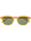 Epos Bronte4 Square-frame Sunglasses In Yellow