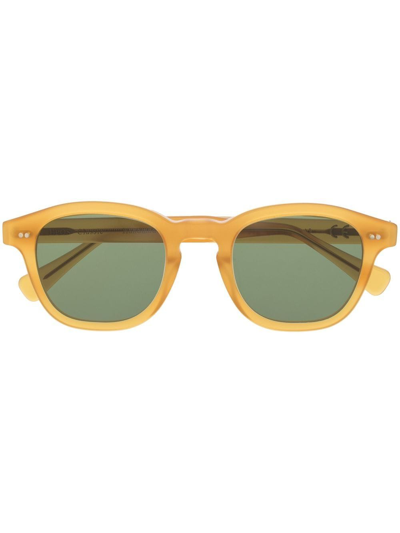 Epos Bronte4 Square-frame Sunglasses In Yellow