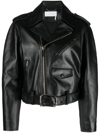 CHLOÉ BELTED LEATHER JACKET