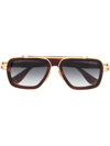 Dita Eyewear Square-frame Sunglasses In Red