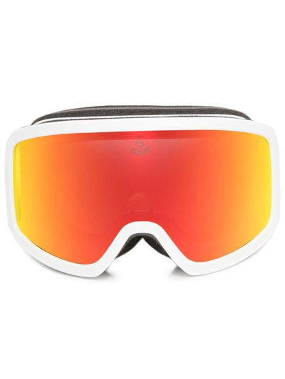 Moncler Logo-detail Ski Goggles In White