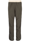 Ranra Two-tone Trousers In Brown