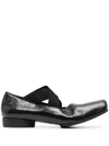 Uma Wang Square Toe Ballet Flats In Black