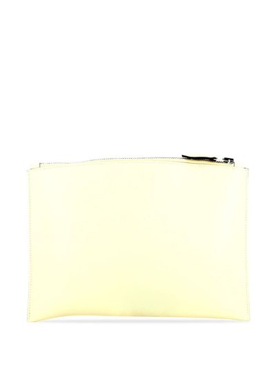 Pre-owned Hermes  Graphic-print Pouch In Neutrals