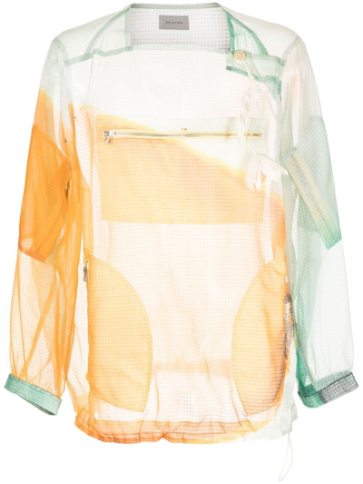 Bed J.w. Ford Iwamoto Layered Jacket In Multicolour