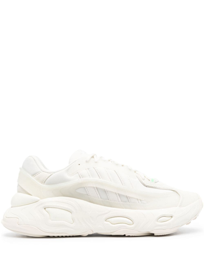 Adidas Originals Oznova Chunky Lace-up Sneakers In White