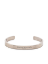 MAISON MARGIELA LOGO-ENGRAVED CUFF BRACELET