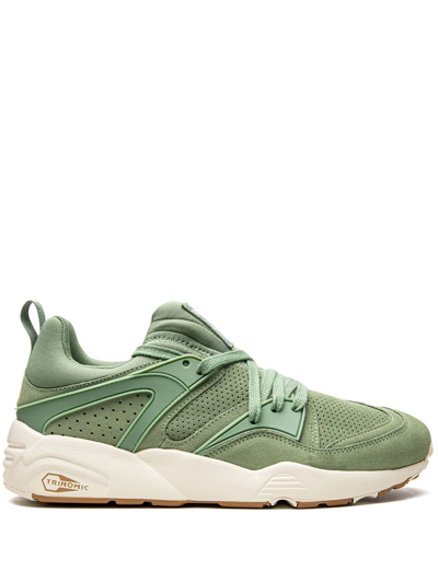 Puma Blaze Of Glory Mmq Trainers In Green  White