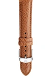 MICHELE 16MM LEATHER WATCH STRAP,MS16AA430144
