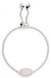 Kendra Scott Elaina Bracelet In Iridescent Drusy/ Silver