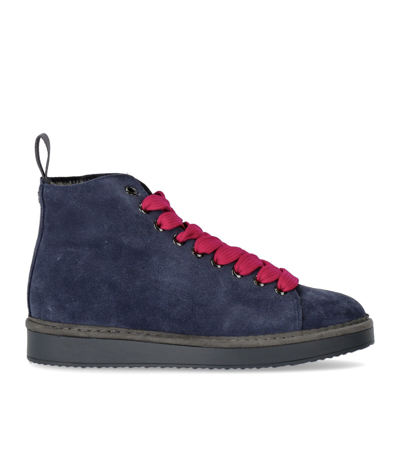 Pànchic Panchic Cobalt Blue Burgundy Suede Ankle Boot