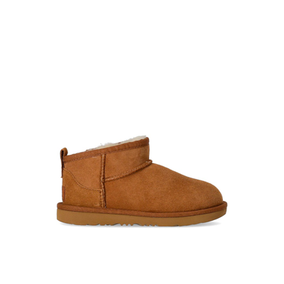 Ugg Baby Classic Ultra Mini Chestnut Boot In Brown