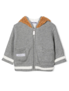 MOSCHINO TEDDY BEAR HOODED CARDIGAN