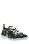 French Connection Raven Sneaker In Army