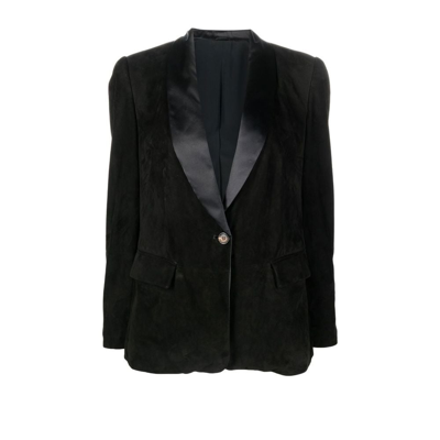 Brunello Cucinelli Black Single-breasted Tailored Blazer