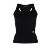 Misbhv Womens Black 90s Logo-embroidered Stretch-cotton Tank Top L In Black