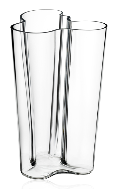 Iittala Aalto Finlandia Glass Vase In White