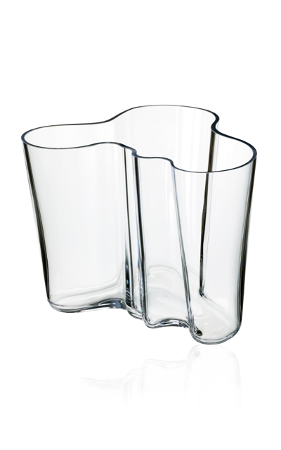 Iittala Aalto Glass Vase In White