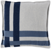 R+d.lab Blue & Gray Rete Cushion In Milk