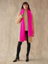 White + Warren Cashmere Scarf In Electric Fuschia