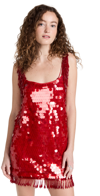 Alexis Women's Felici Sequined Midi Dress In Red