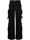DION LEE STRAIGHT-LEG CARGO TROUSERS