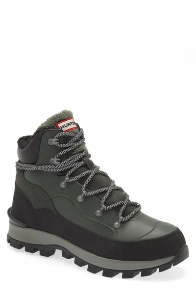 Hunter Explorer Insulated Commando Boot In Olive/ Black ModeSens