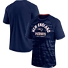 Fanatics Branded Navy New England Patriots Hail Mary Raglan T-shirt In Navy