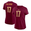 NIKE NIKE TERRY MCLAURIN BURGUNDY WASHINGTON COMMANDERS PLAYER NAME & NUMBER T-SHIRT