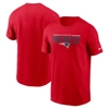 NIKE NIKE RED NEW ENGLAND PATRIOTS MUSCLE T-SHIRT