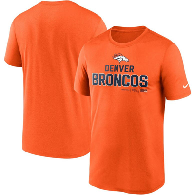 Nike Orange Denver Broncos Legend Community Performance T-shirt