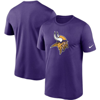 Nike Purple Minnesota Vikings Logo Essential Legend Performance T-shirt