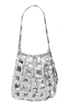 Sc103 Links Leather Shoulder Bag In Tin