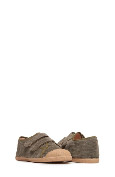 Childrenchic Fall Double Strap Sneaker In Green
