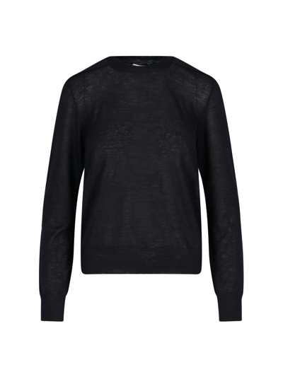 Bottega Veneta Crew-neck Jumper In Nero