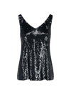 P.A.R.O.S.H SEQUINS EMBROIDERY TANK TOP