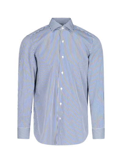 Finamore 1925 Napoli Shirt And Blouse Multicolor In Blue