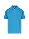 Lacoste Classic Fit L.12.12 Mens Short Sleeve Polo Shirt In Blu