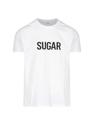 Sugar Glamour" T-shirt In Bianco